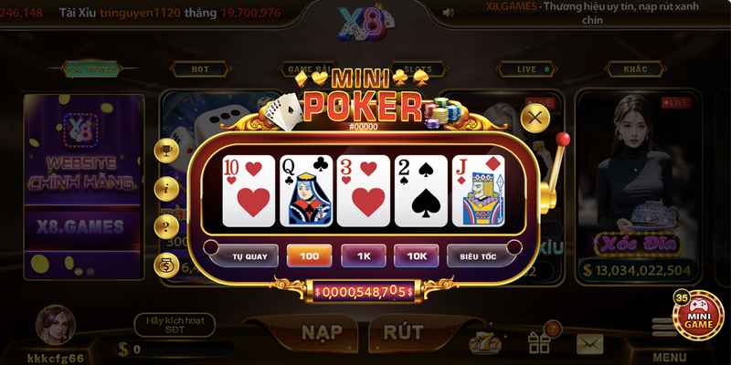 Ưu điểm nổi bật khi bet thủ chơi game tại X8