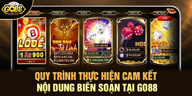 Quy Trình Thực Hiện Cam Kết Nội Dung Biên Soạn Tại Go88